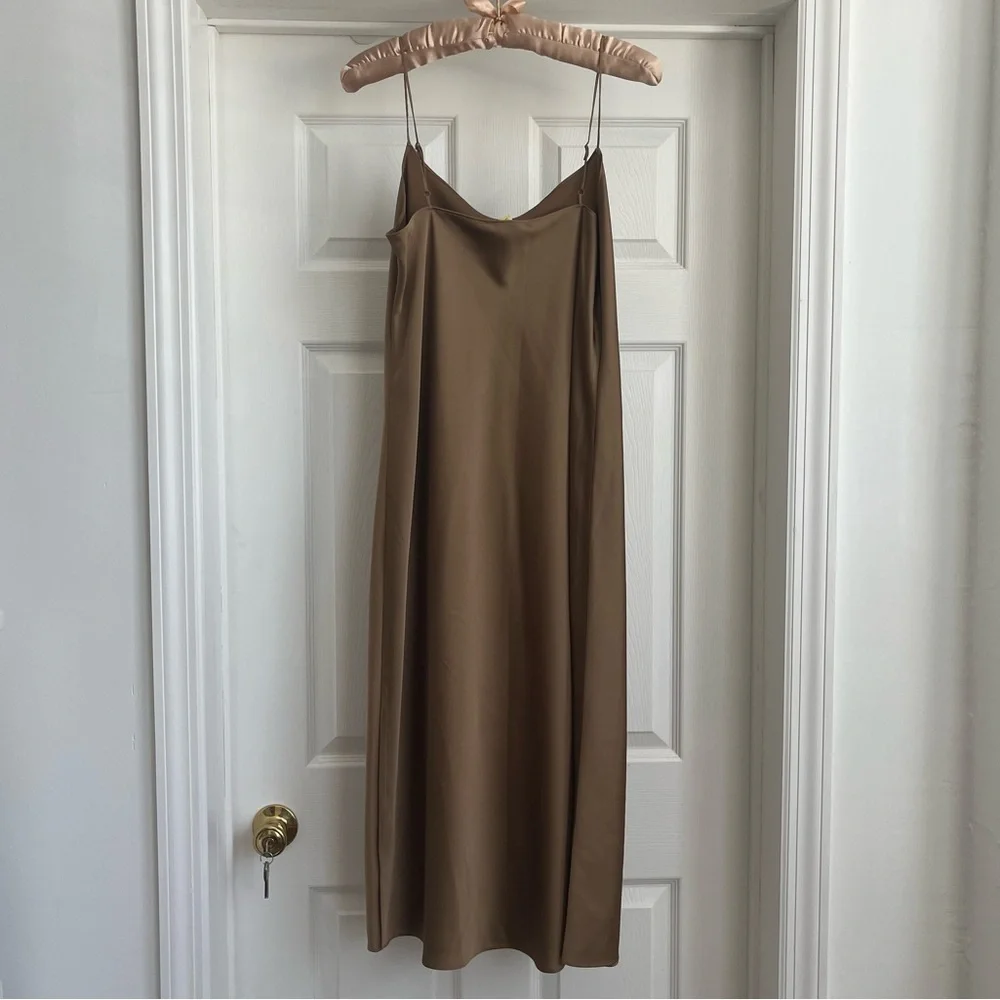 J. Crew Satin Slip Dress - Picture 5 of 6
